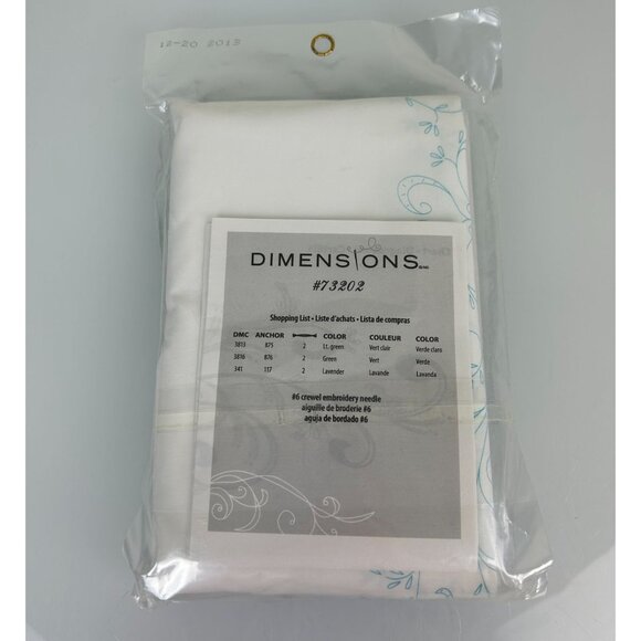 NEW Dimensions 73202 FILIGREE SCROLL Heart Pillowcase Embroidery Pillowcase Kit - Picture 9 of 11